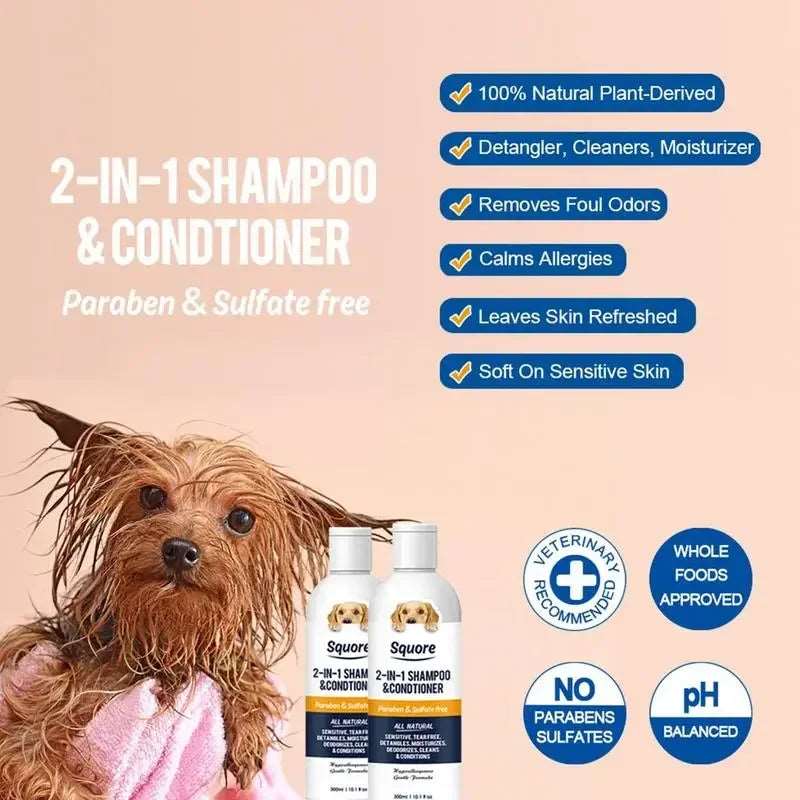 2-in-1 Puppy Shampoo and Conditioner 