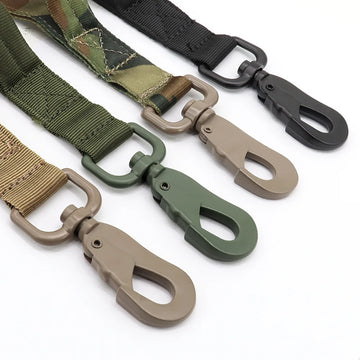 Heavy-Duty Double-Handle Tactical Bungee K9 Dog Leash (For All Breeds & Sizes)