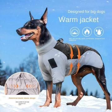 Designed for big dogs Warm jacket 
